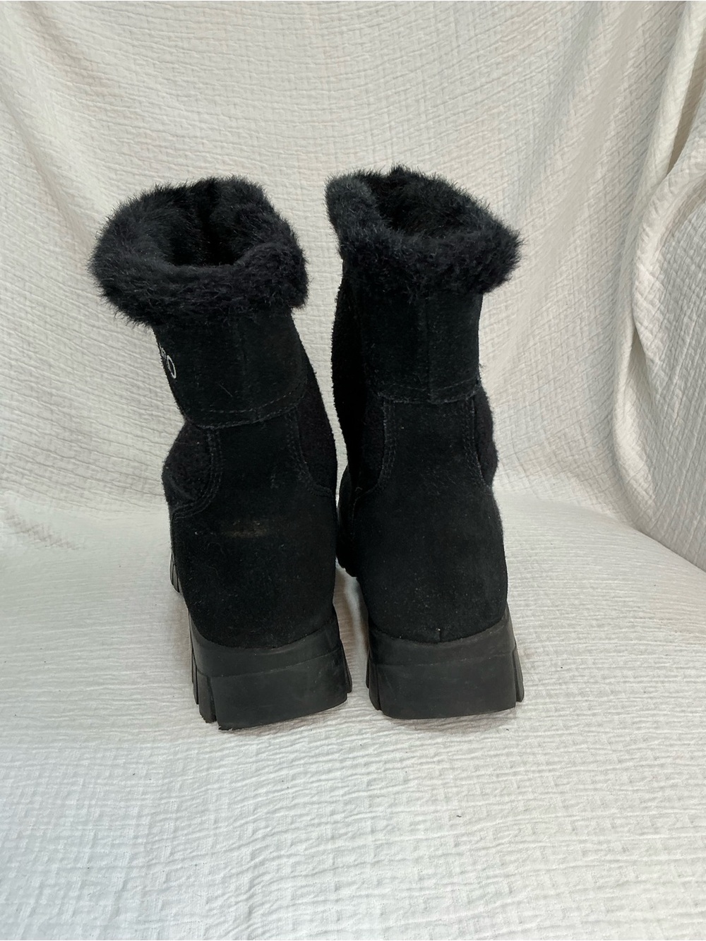 🤎 Sporto Polartec Black Leather Lined Women’s Boots Winter Boots - 9M - Picture 4 of 10